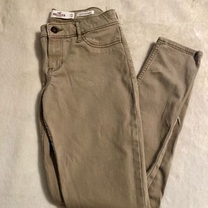 Hollister Low Rise Super Skinny Khakis